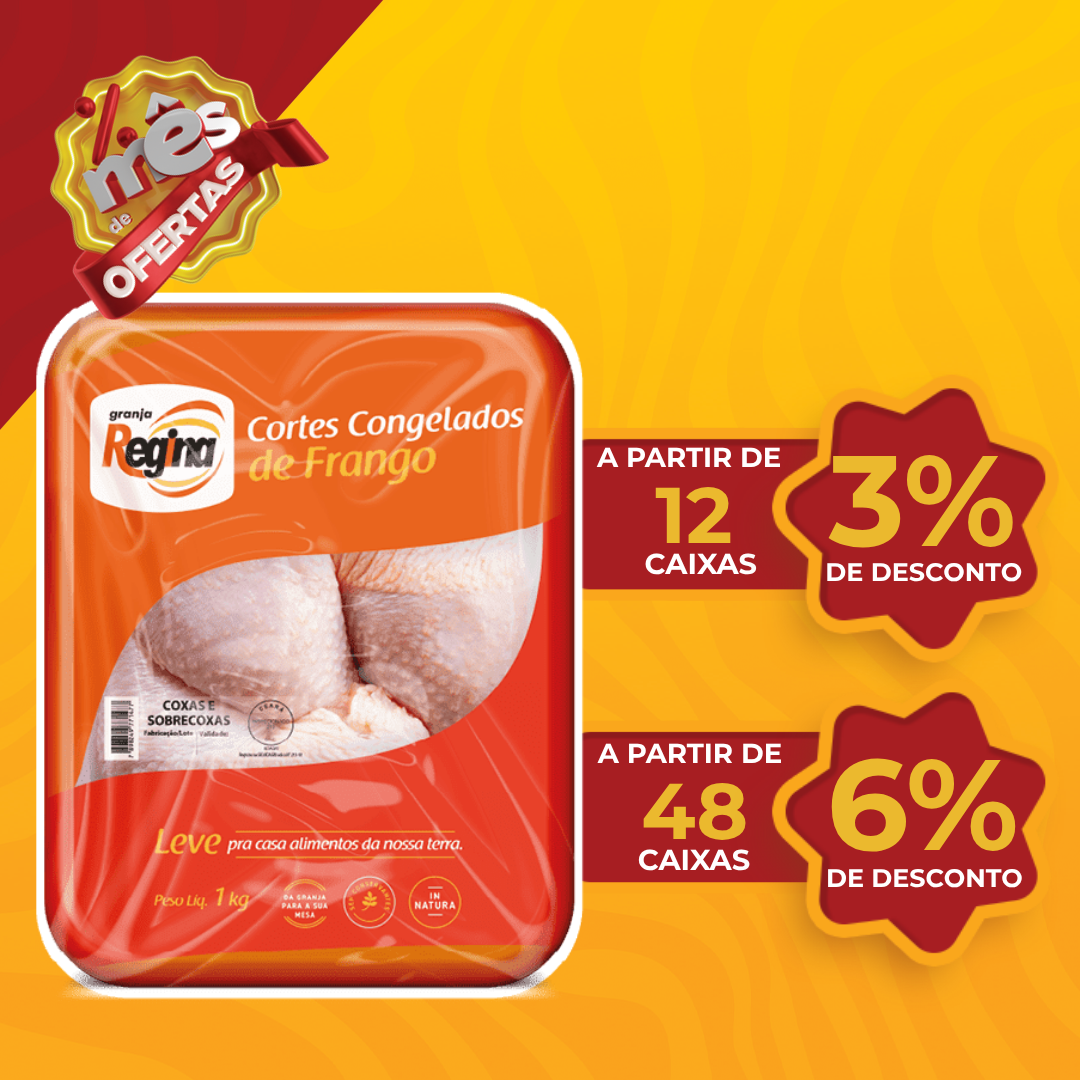 Coxa com Sobre Cong 1kg - Granja Regina